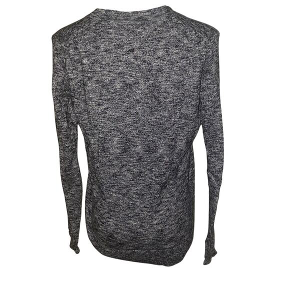 MADEWELL WOMEN'S SIZE XS- BLACK & WHITE BUTTON V NECK CARDIGAN - Picture 6 of 8